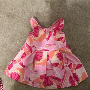 Janie and Jack Pink and Orange Dress